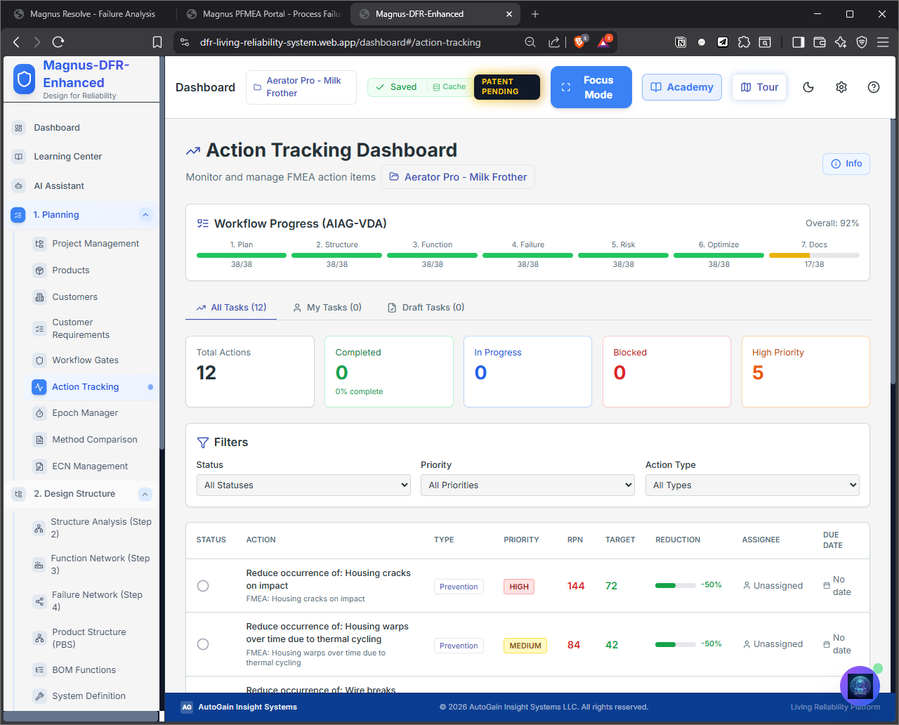 Action Tracker